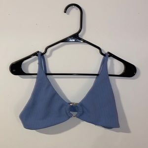 Light Blue Ribbed SHEIN Bikini Set XL